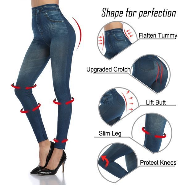 Джегінси Сині Slim 'N Lift Caresse Jeans Джинсові штани Size S/М 20572 фото
