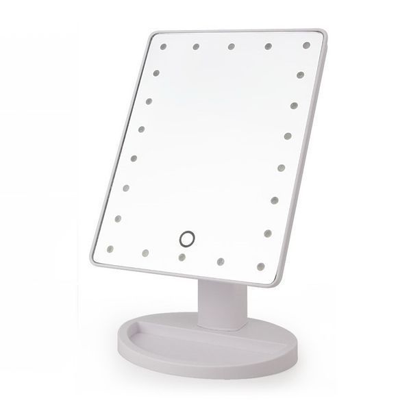 Рожевий Дзеркало з LED підсвічуванням для макіяжу Magic MakeUp Mirror mu60016 фото