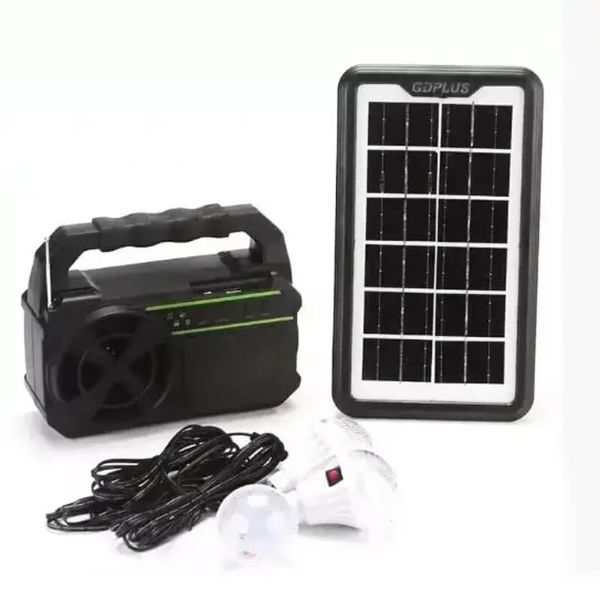 Портативная cолнечная автономная система Solar Light DT-9018 панель походны фонарь радио повербанк 5096985478 фото