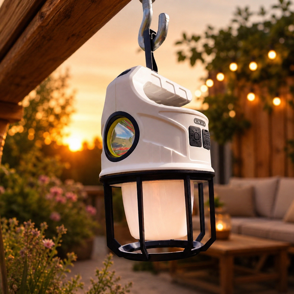 Ліхтар ручний SSP-11/SL-008 / Світильник Outdoor camping на сонячній батареї / Лампа-ліхтар 6 режимів роботи M17831 фото