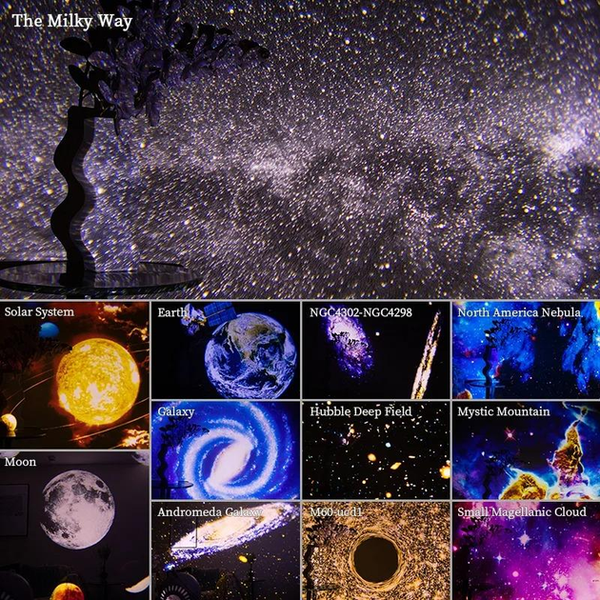 Проектор зоряного неба домашній планетарій Planetarium Galaxy 12 галактик 360 &deg; 5092010 фото
