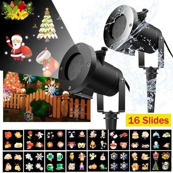 Лазерний проектор Christmas Laser Projector 16 картриджів pr131301101 фото