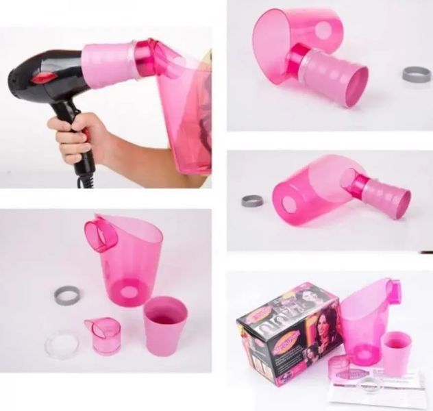 Повітряні бігуді Air Curler | Насадка для фена для завивки локонів 54058979 фото