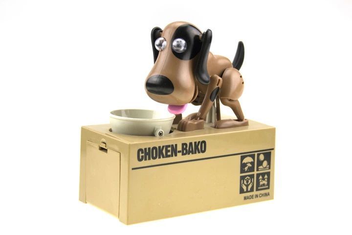 Сейф скарбничка собака поїдає монети Choken-Bako 2374410 фото