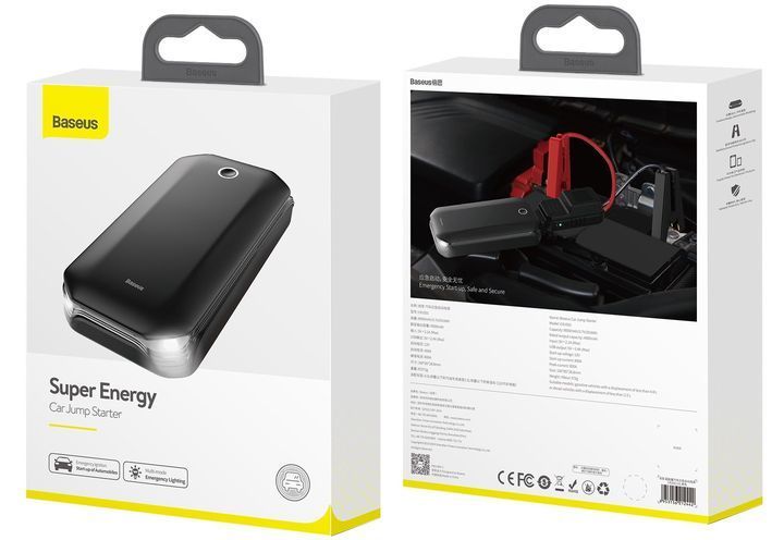 Пусковий пристрій Baseus Super Energy Car Jump Starter 800А 8000 mAh panBaseus фото