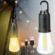 Лампочка з акумулятором + карабін, від USB, BL HK-169C / Підвісна LED лампочка / Ліхтар для кемпінгу sp9061 фото 1