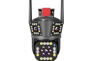 Wi-Fi відеокамера з трьома об'єктивами SD/карта YOSO YO-IPC49D6MP50 PTZ 2.8mm V380 M16974 фото