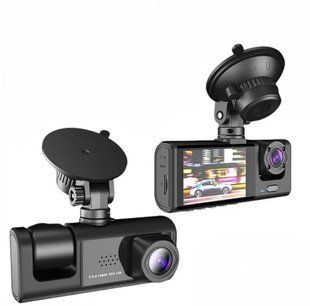 Автомобільний відеореєстратор Black Box Full HD 1080 на 3 камери 2053542 фото