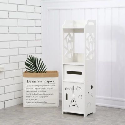 Полиця стелаж пластикова у ванну Етажерка стійка до вологи PK-02 (80cm*15cm*15cm) M16760 фото