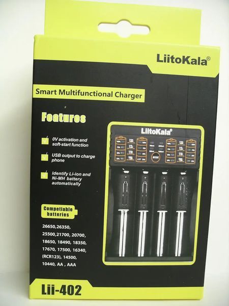 Зарядний пристрій LiitoKala Engineer Lii-402 sp8899 фото