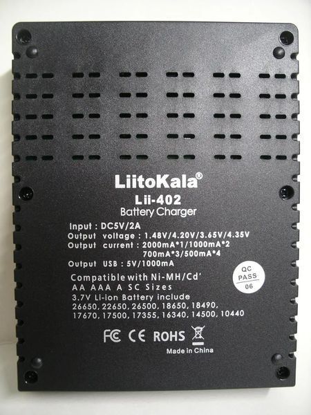 Зарядний пристрій LiitoKala Engineer Lii-402 sp8899 фото