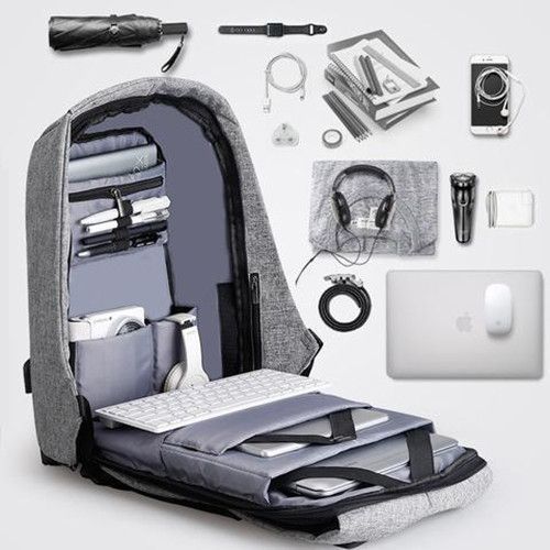 Міський рюкзак антизлодій під ноутбук 15,6" Боббі Bobby з USB 558077 фото