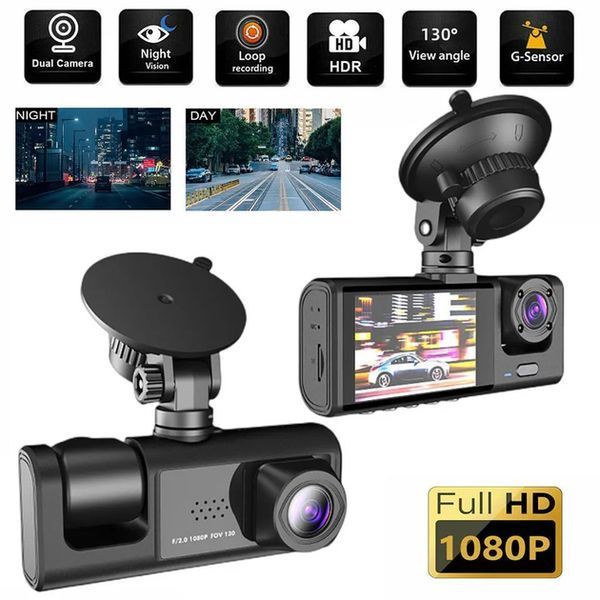 Автомобільний відеореєстратор Black Box Full HD 1080 на 3 камери 2053542 фото