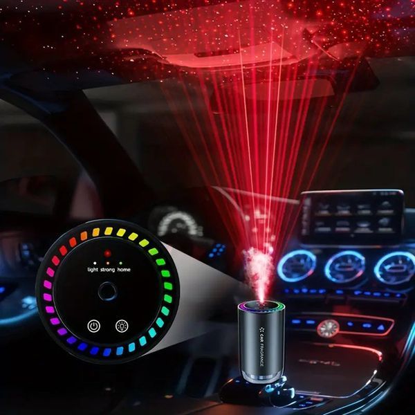 Розумний автомобільний ароматизатор з проекцією Aroma 300mAh, 50 мл Jam3068 фото