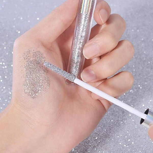 Водостійка туш для вій з блискітками ICVC Diamond Eyelash / Прозора туш 77714083 фото