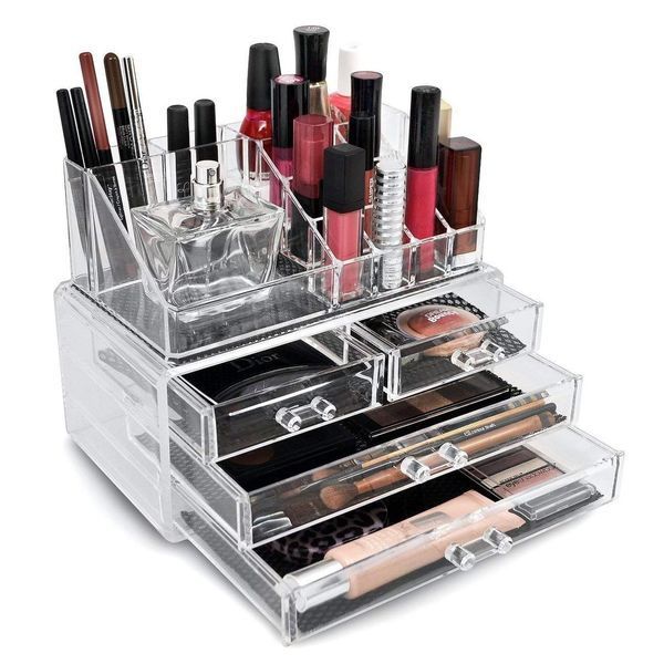 Акриловий органайзер для косметики Cosmetic Storage Box pr65638426 фото