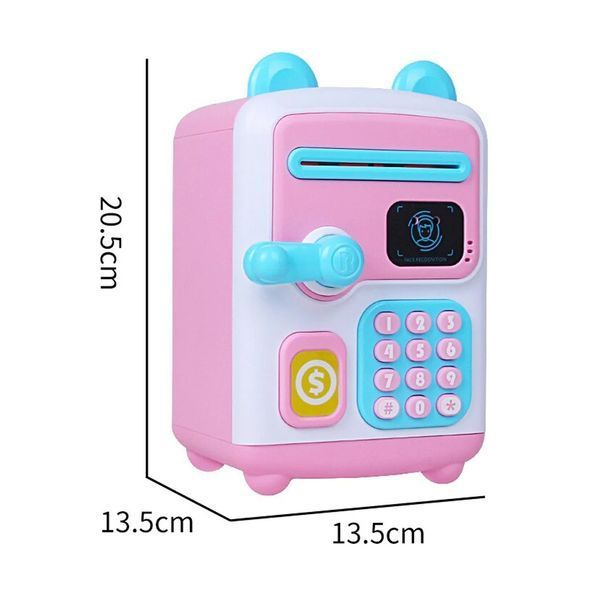 Електронна скарбничка-сейф із кодовим замком Face Recognition Money BOX 2124112 фото