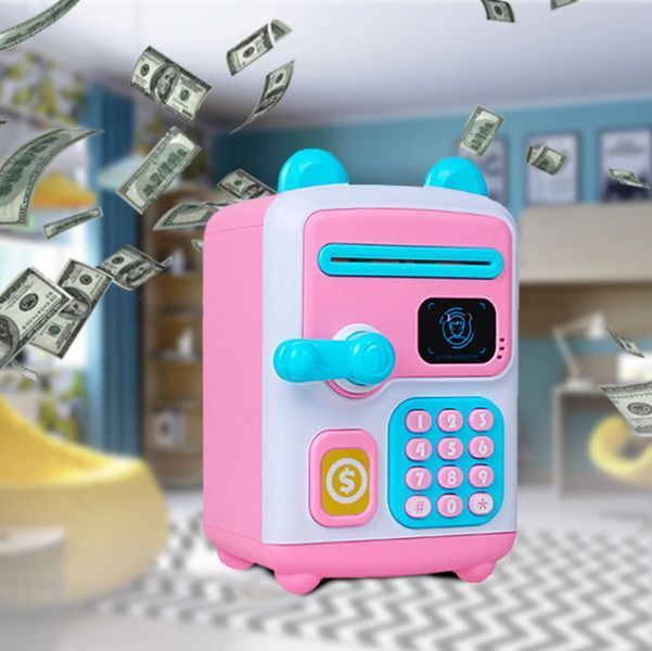 Електронна скарбничка-сейф із кодовим замком Face Recognition Money BOX 2124112 фото