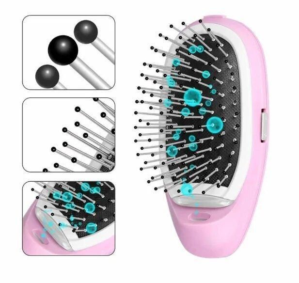Гребінець з функцією іонізації Ionic Electric Hairbrush pr367890710 фото