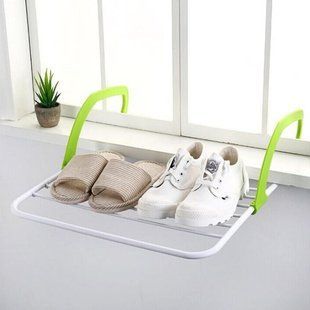 Сушарка для одягу на батарею 5534 см знімна Fold Clothes Shelf зелена pr251485 фото