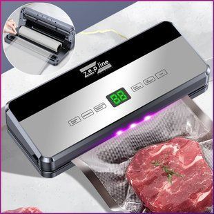 Вакуумний пакувальник із сенсорним дисплеєм Zepline / Вакууматор для продуктів ZP-356 200 Вт ZP-356 фото