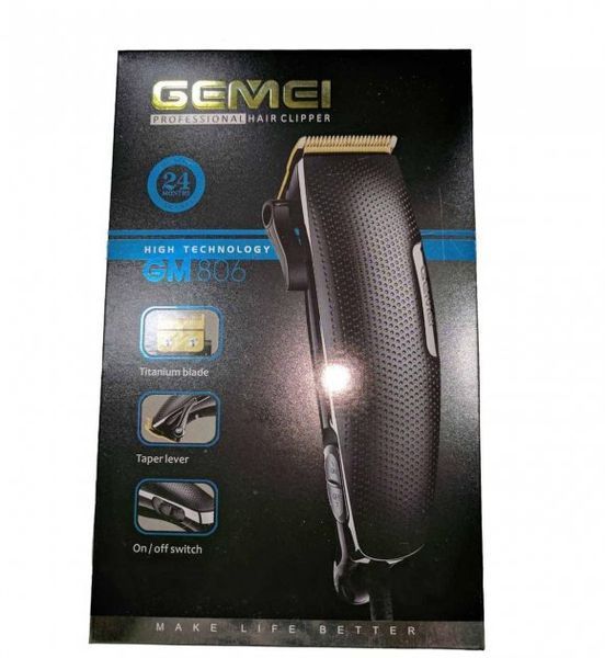 Машинка для стрижки професійна Gemei GM-806 op2875 фото
