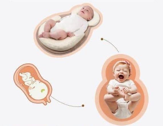 Дитяча подушка baby sleep positioner Подушка для немовлят Подушка-позиціонер для новонароджених pr0025411 фото