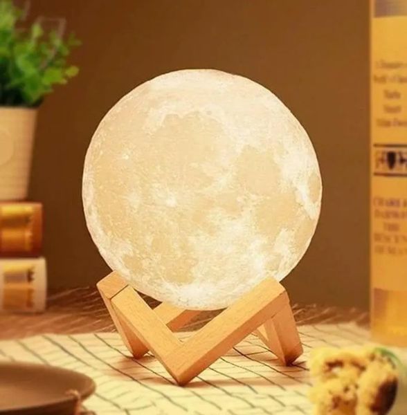 Настільний світильник місяць Magic 3D Moon Light Від Акумулятора karl5641650 фото