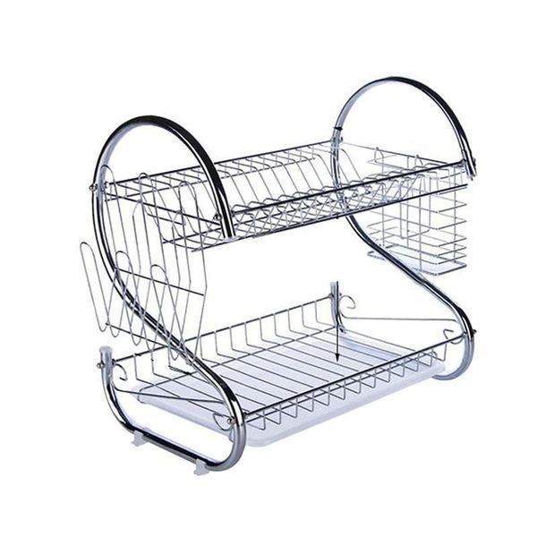 Стійка для зберігання посуду kitchen storage rack, сушарка для посуду pr000963 фото