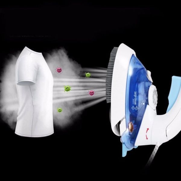 Ручний паровий відпарювач Mini Steam Iron HT-558B - компактна дорожня парова праска зі щіткою 201452013 фото