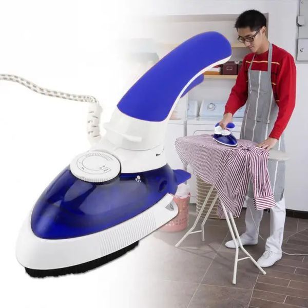 Ручний паровий відпарювач Mini Steam Iron HT-558B - компактна дорожня парова праска зі щіткою 201452013 фото