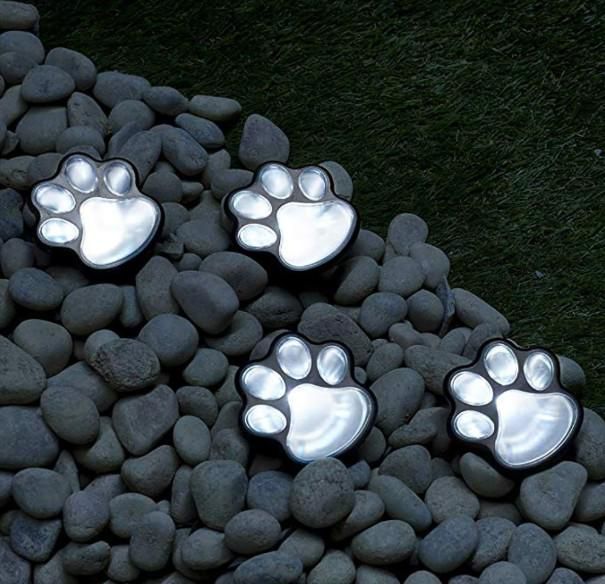 Світильник Solar Paw Print Lights на сонячній батареї 4 шт 2019033 фото