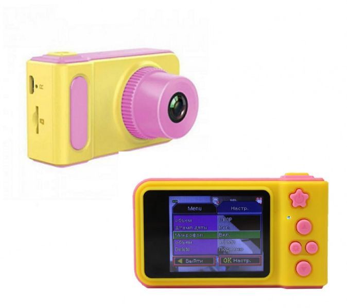 Дитячий цифровий фотоапарат Dvr baby camera V7 Рожевий sp536969/1 фото