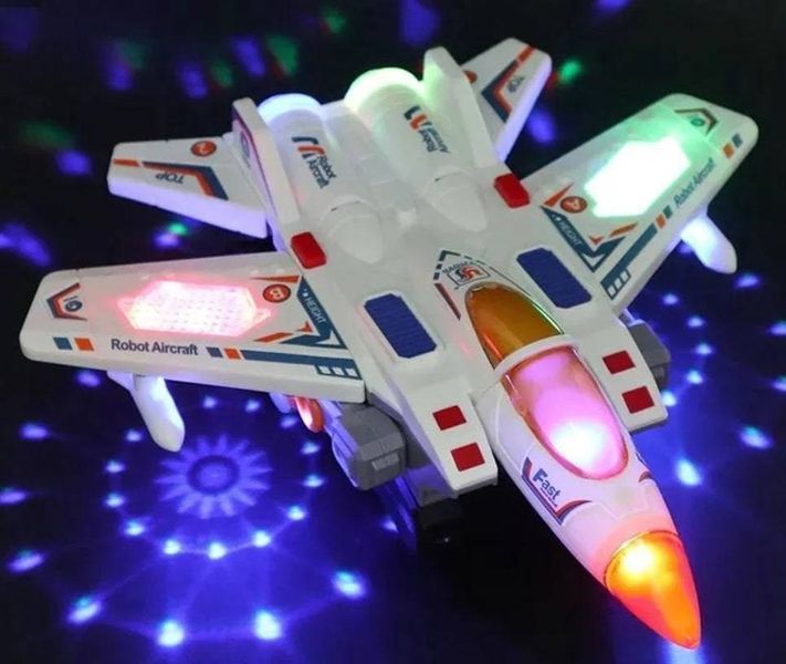 Трансформер YJ388-61 2 в 1, літак та трансформер, світло, звук 2129148 фото