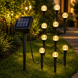 Садовий світильник garden light з сонячною панеллю / Кулясті ліхтарі для саду з бульбашками Solar / Світлодіодна LED-гірлянда для саду sp10504 фото 2
