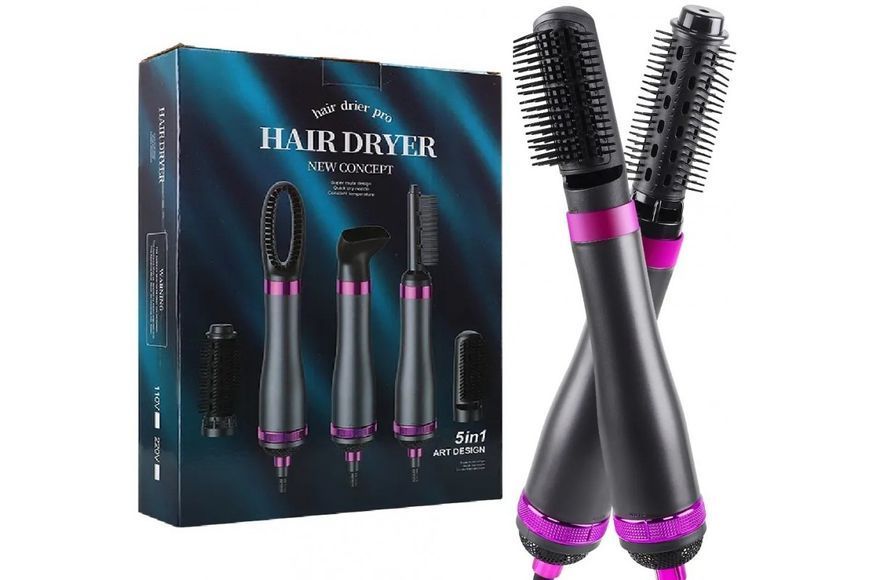 Фен-гребінець HAIRE DRYER HA51 5в1 M17182 фото