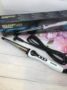 Професійна конусна плойка для локонів Gemei GM-403 sa90614 фото