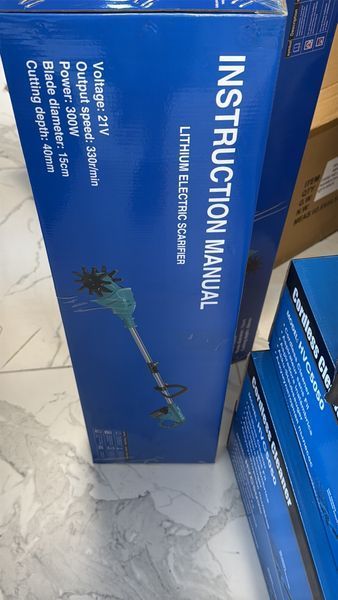 Акумуляторний безщітковий культиватор Vollyx HA-1039 2 акб 48W Jam7774 фото