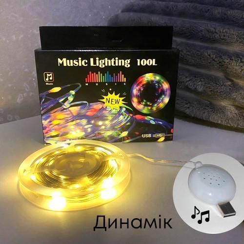 Гірлянда музична з динаміком USB 10 м 2052810 фото