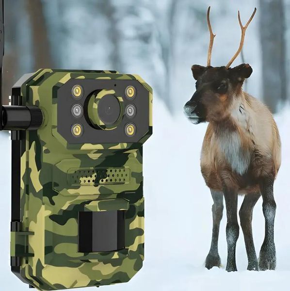Камера для охоты на солнечной батарее A8S 4G, датчик движения, камуфляж sp9926 фото
