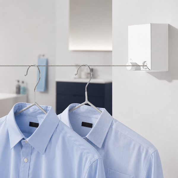 Бельевая веревка для вещей Clothesline 4.2 метра / Трос для белья White G7599 фото