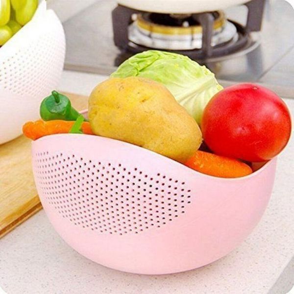 Миска для миття фруктів, рису та овочів Best Kitchen Миска 22 см pr749830 фото