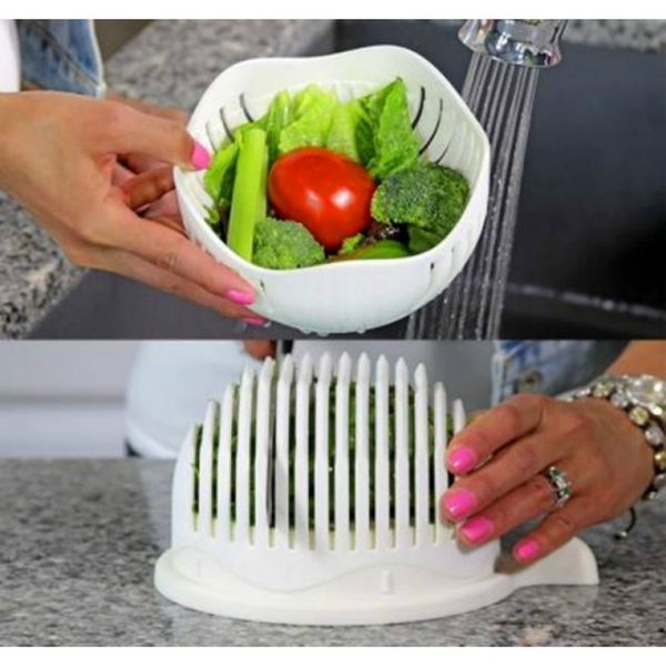 Універсальна овочерізка салатниця Salad Cutter pr9696852 фото