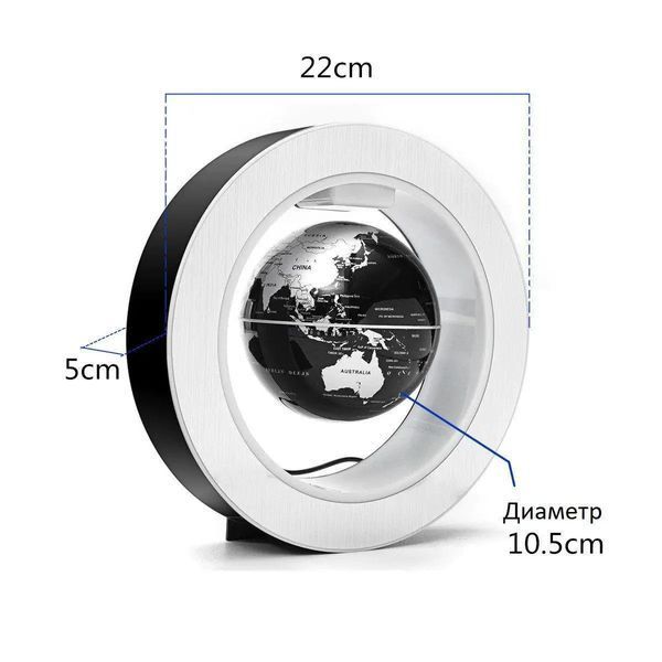 Глобус левітуючий RESTEQ Літаючий глобус нічник M101000 фото