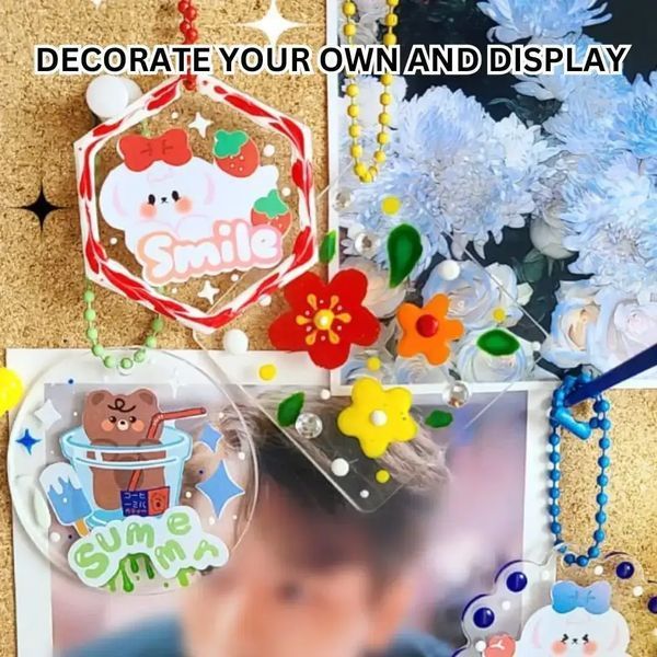 Набір для виготовлення брелоків з блискітками Glitter Paint Art G343 фото