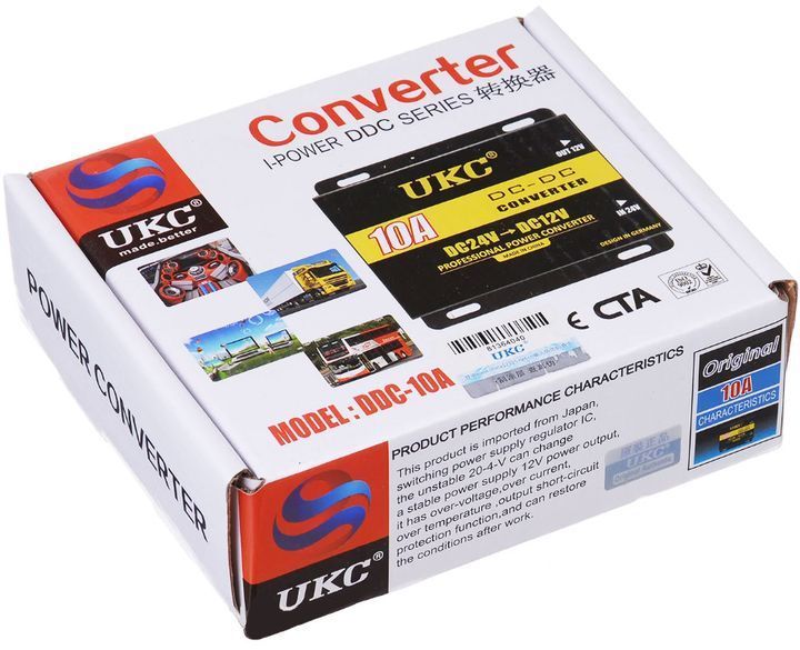 Перетворювач DC/DC 24v-12v 10A sp3386 фото