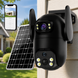 Камера відеоспостереження із сонячною панеллю AND VQ05-4G solar camepa app380 / Камера вулична 6.0 Мп 2054588 фото 2