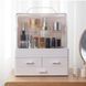 Органайзер для косметики та прикрас із висувними ящиками Cosmetic Box Білий, GW-880 G5891 фото 1