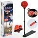 Боксерська груша на стійці з LED-підсвічуванням, рукавичками та насосом / Дитячий боксерський ігровий набір що світиться 107см G5737 фото 5