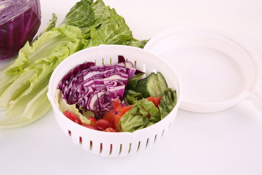 Універсальна овочерізка салатниця Salad Cutter pr9696852 фото